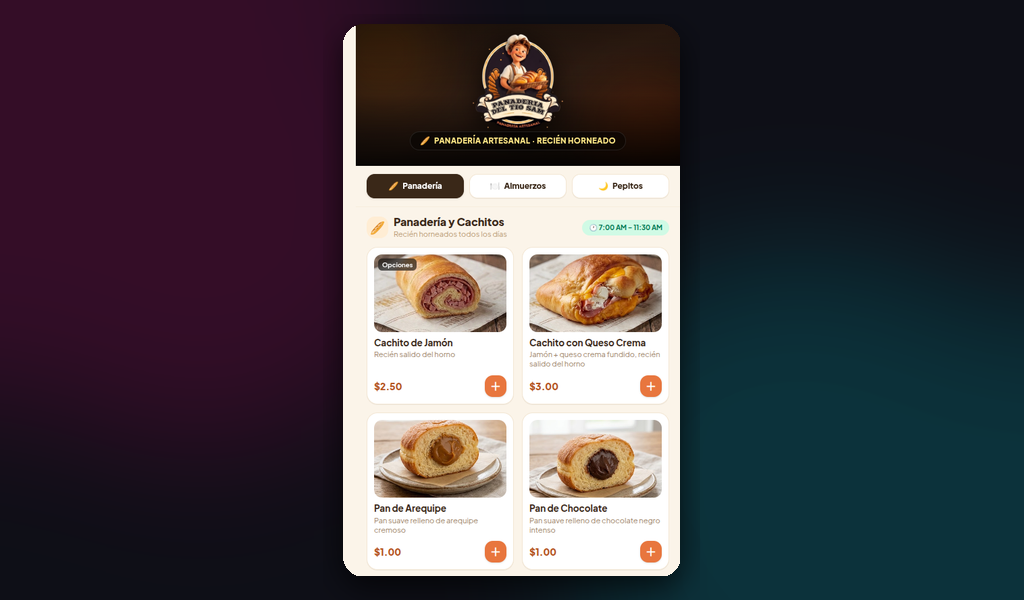 tiosam.food • Panadería & Cartafy